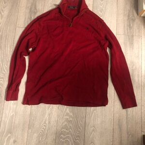 Polo Ralph Lauren Zip-Up Red Sweater